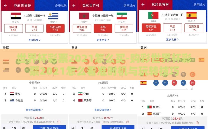 世界杯彩票2021怎么买-购彩世界杯彩票2021怎么看准时机与玩转技巧