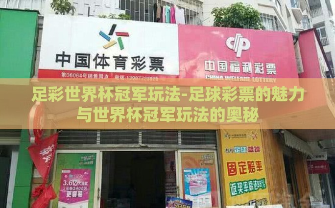 足彩世界杯冠军玩法-足球彩票的魅力与世界杯冠军玩法的奥秘