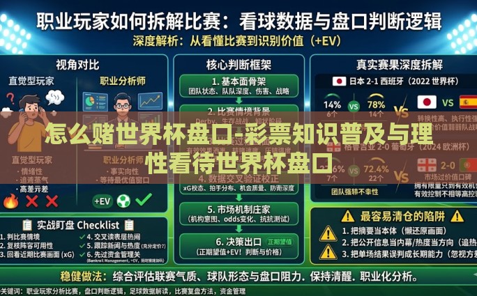 怎么赌世界杯盘口-彩票知识普及与理性看待世界杯盘口