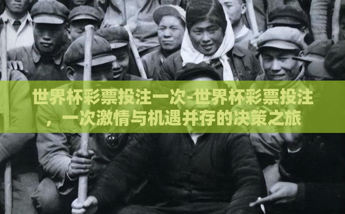 世界杯彩票投注一次-世界杯彩票投注，一次激情与机遇并存的决策之旅