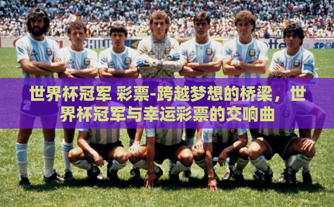 体育彩票世界杯奖金-体育彩票世界杯，梦想与机遇的碰撞