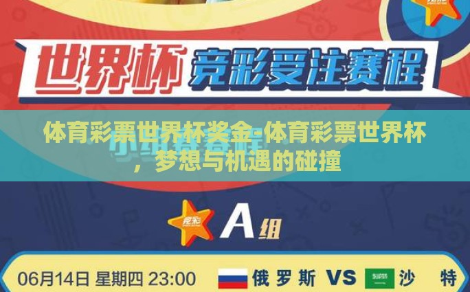 体育彩票世界杯奖金-体育彩票世界杯，梦想与机遇的碰撞