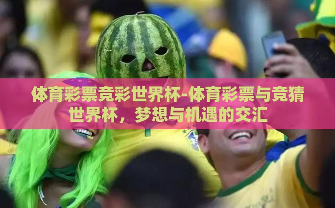 体育彩票竞彩世界杯-体育彩票与竞猜世界杯，梦想与机遇的交汇