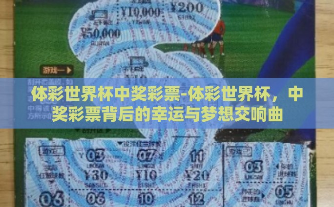 体彩世界杯中奖彩票-体彩世界杯，中奖彩票背后的幸运与梦想交响曲